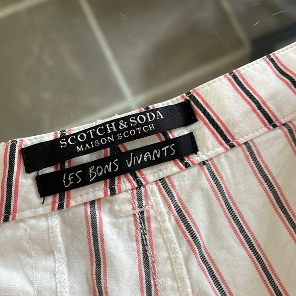 Scotch & Soda, Les Bon Vivants, unisex, striped cotton,button fly,pockets, EUC - Picture 10 of 11